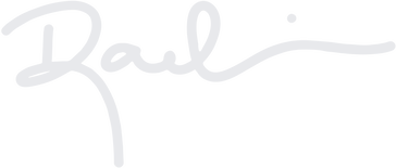 Raelinn script logo